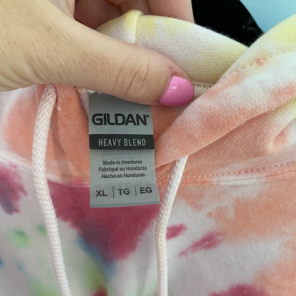 Tie dye hoodie! Multicolor Never worn - Picture 2 of 3
